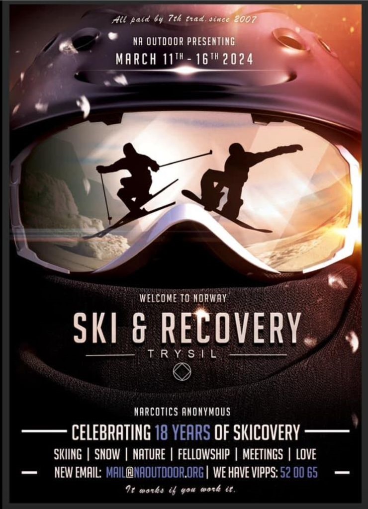 Анонимные Наркоманы отмечают 18 летние катания на лыжах "Ski & Recovery"